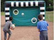 Inflated goal wall 