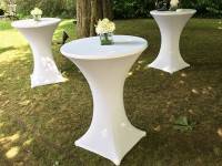 Upright table cover