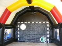 Inflated goal wall-arena